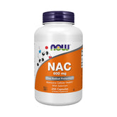 NOW Supplements, NAC (N-Acetyl Cysteine) 600 mg with Selenium, 250 Veg Capsules